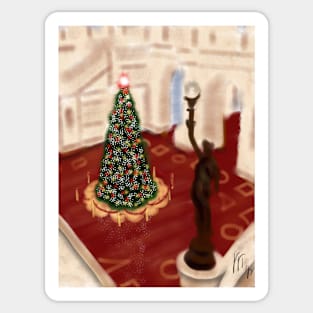 Christmas at the Library of Congress Sticker